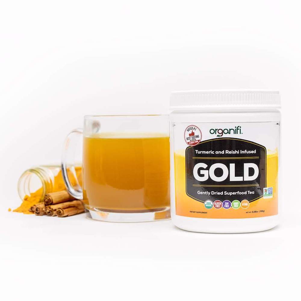 Organifi GOLD Turmeric and Reishi Infused Tea